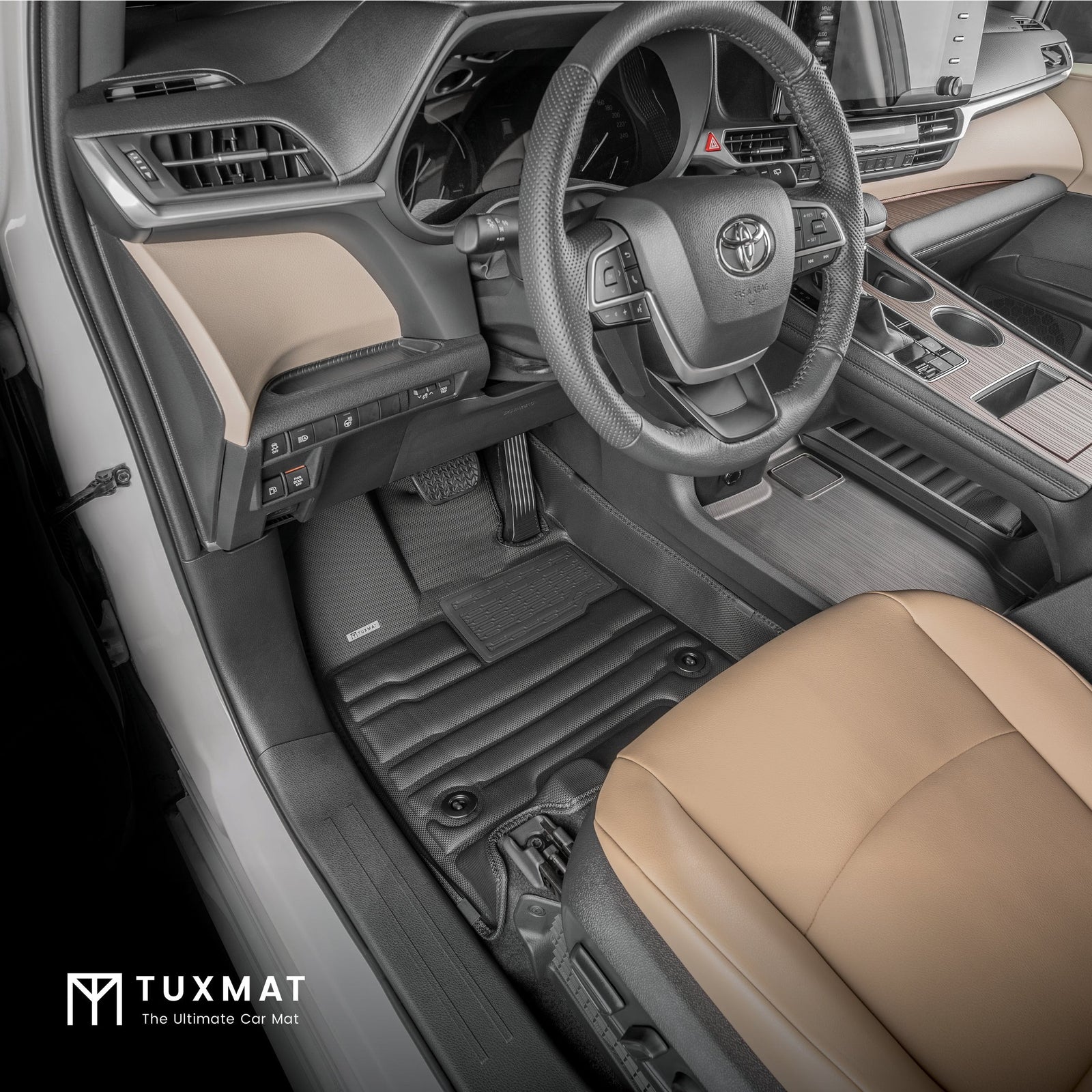 TuxMat Floor Mats (1st, 2nd & 3rd Rows) | Toyota Sienna (2021-2024)