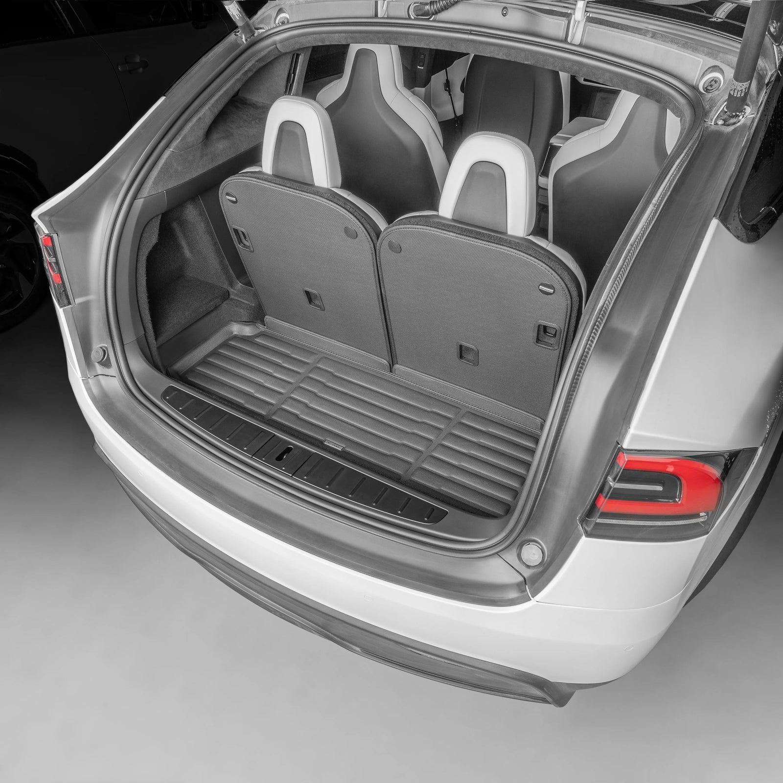 TuxMat SuperTrunk Mat with Seatback Protection | Tesla Model X (2022-2026)