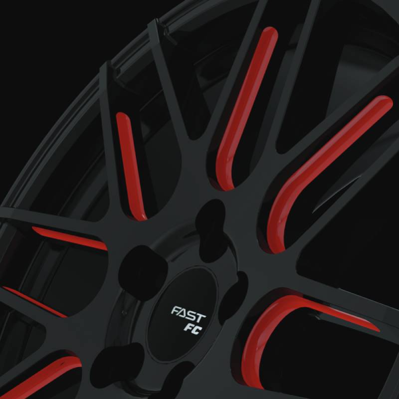 Fast Wheels FC12 Alloy Wheel (Metallic Black) - 18"