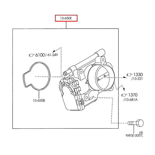 Fuel Injection Throttle Body | Mazda3 Sedan & Hatchback (2004-2005)