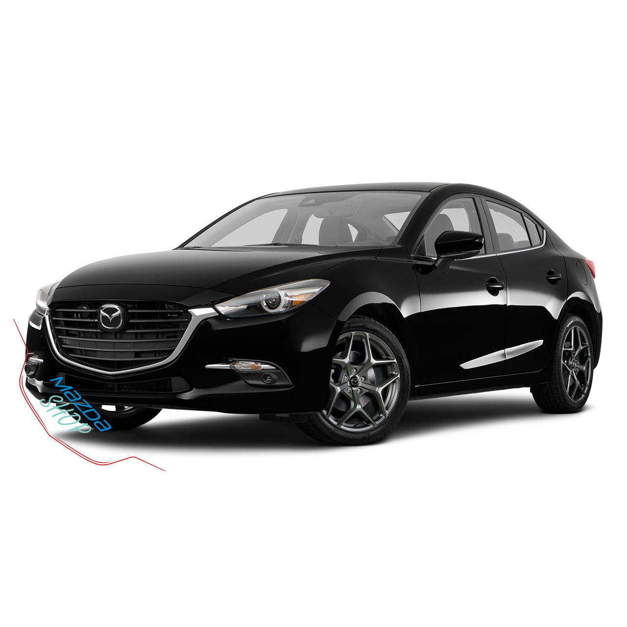 Mazda M012 Alloy Wheel (Matte Gunmetal) - 16"/17"/18"/20"