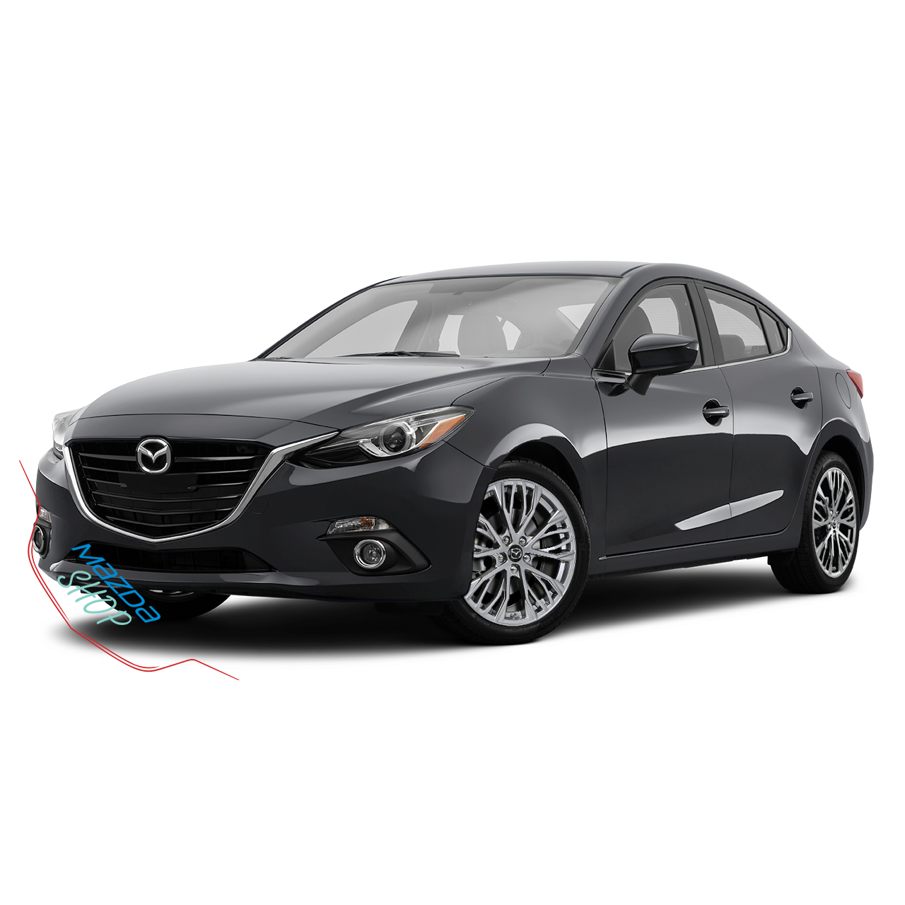 Mazda M014 Alloy Wheel (Hyper Silver Dark) - 18"/19"