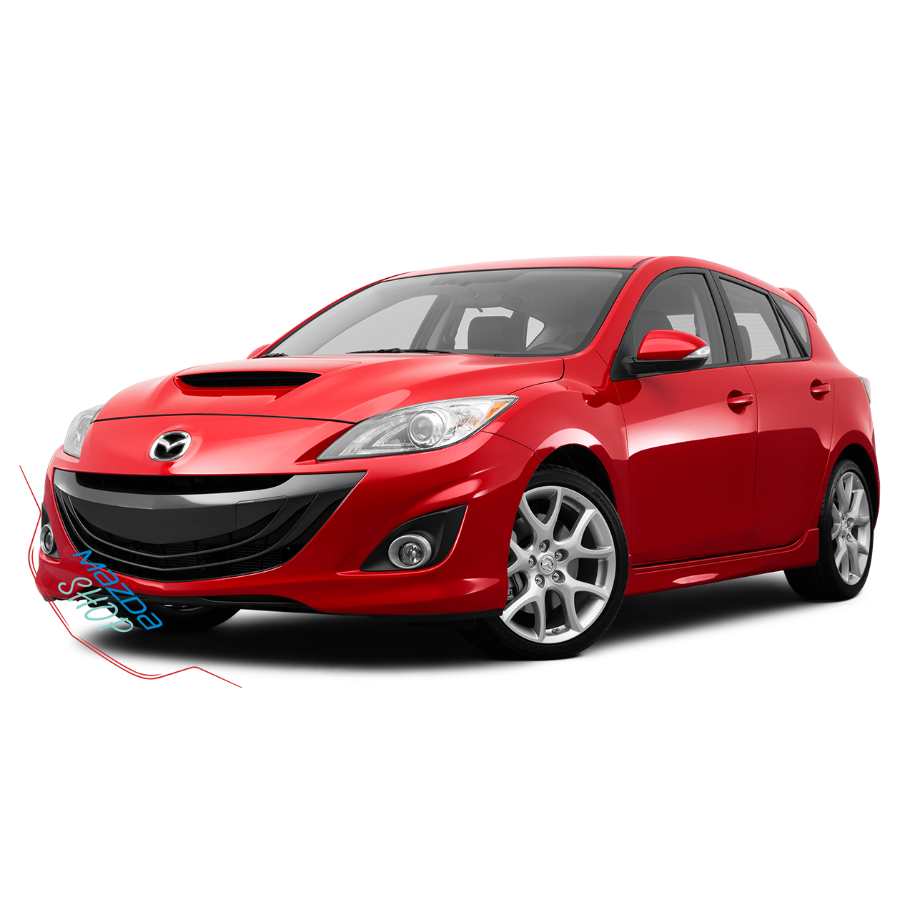 Mazdaspeed3 OEM Silver Alloy Rims - 18" | Mazdaspeed3 (2010-2013)