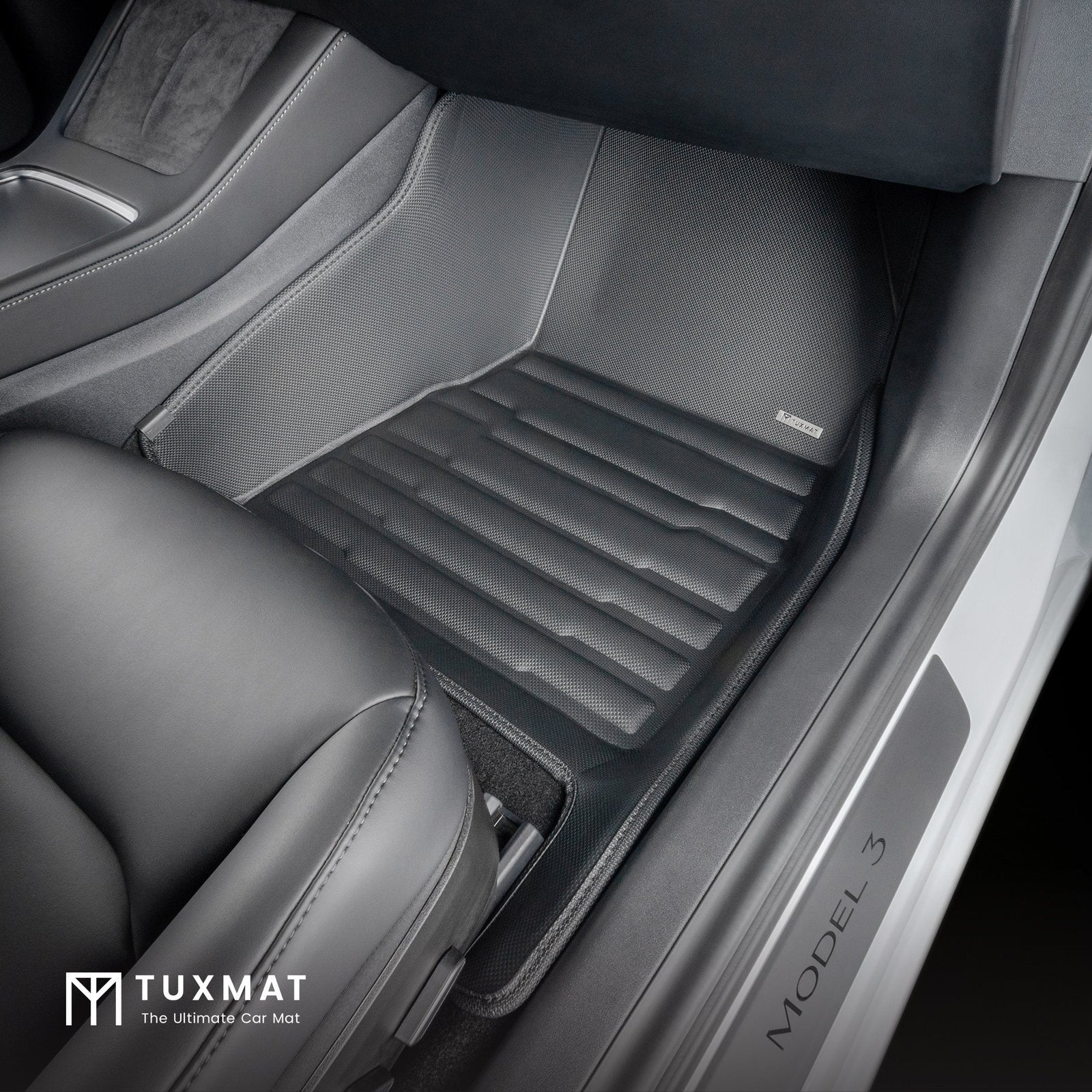 TuxMat Floor Liners (Front & Rear) | Tesla Model 3 (2017-2021)