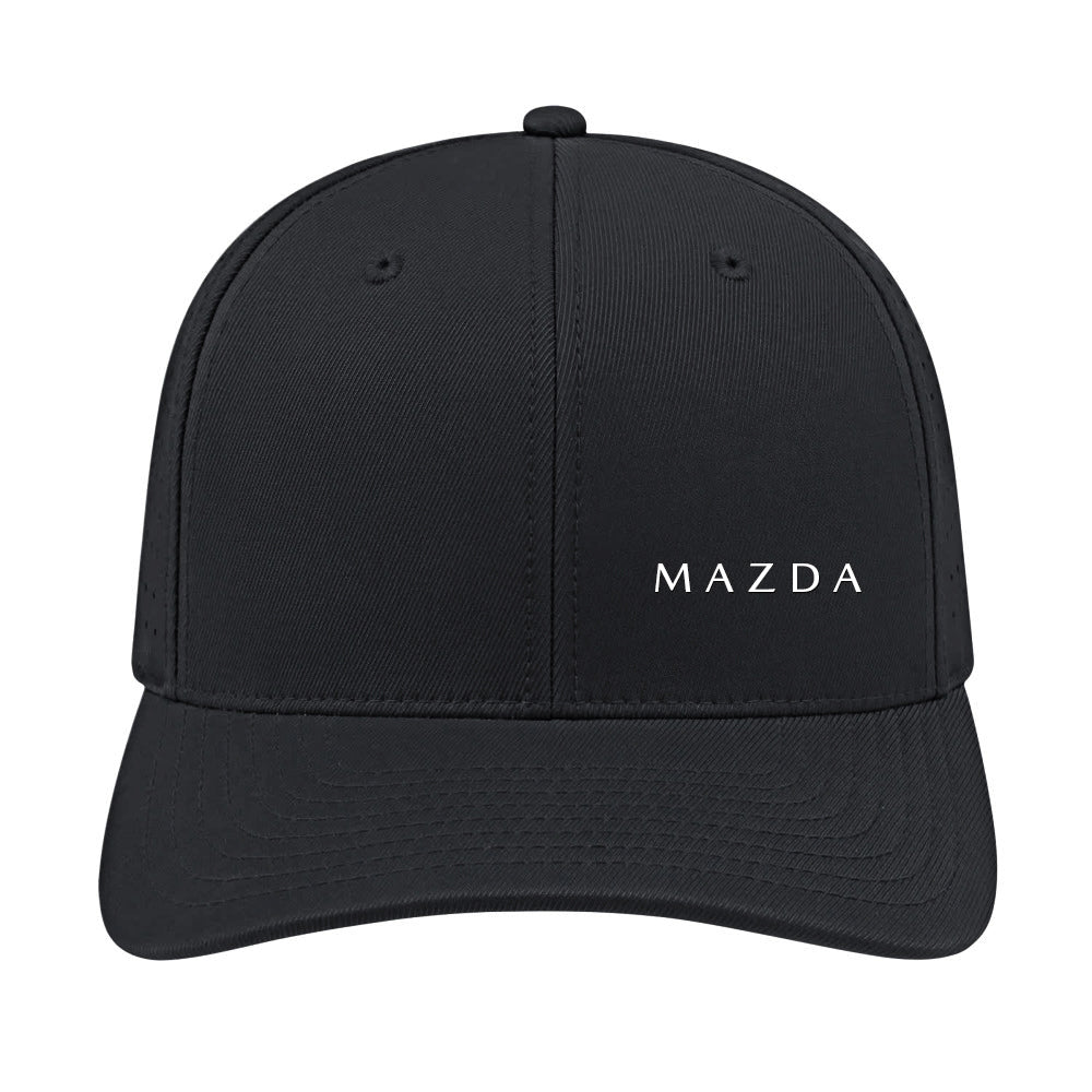 Cap, Snapback — Flexfit 110® Perforated Performance (Black) | Mazda