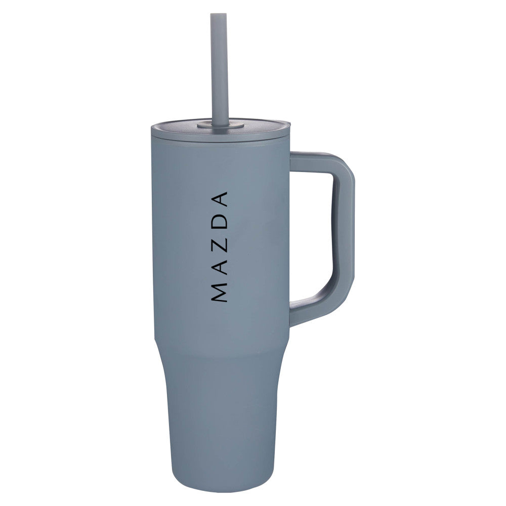 Tumbler — 30 oz. w/ Eco-Friendly Straw (Polymetal Grey) | Mazda × Erie