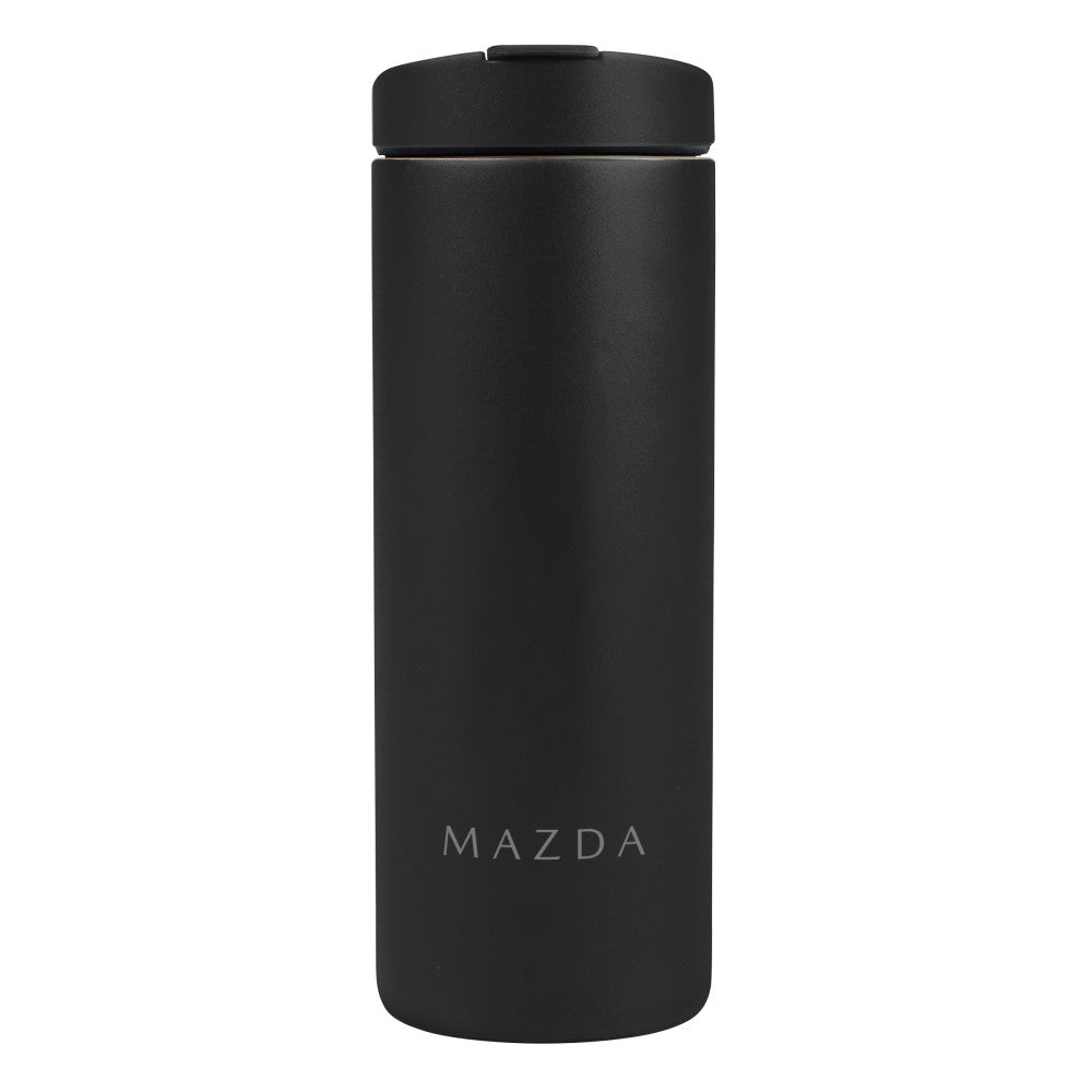 Tumbler — 16 oz. Flip Traveler (Black) | Mazda × MiiR®