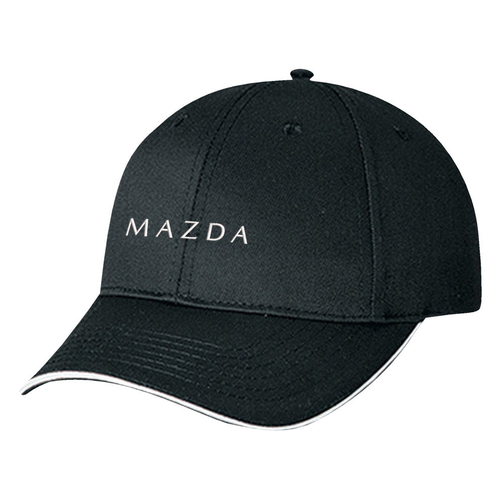 Cap — Heavyweight Brushed Cotton Drill (Black) | Mazda