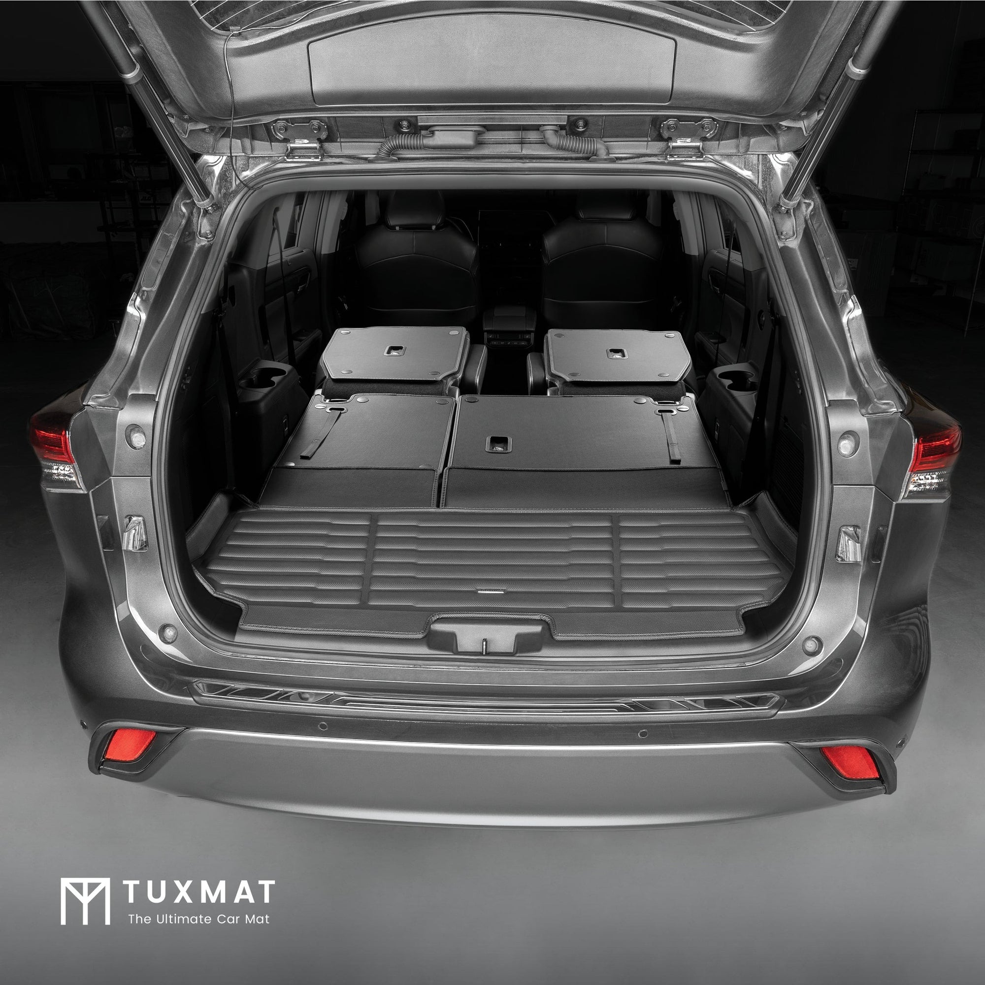 TuxMat SuperTrunk Mat with Seatback Protection | Toyota Highlander (2020-2024)