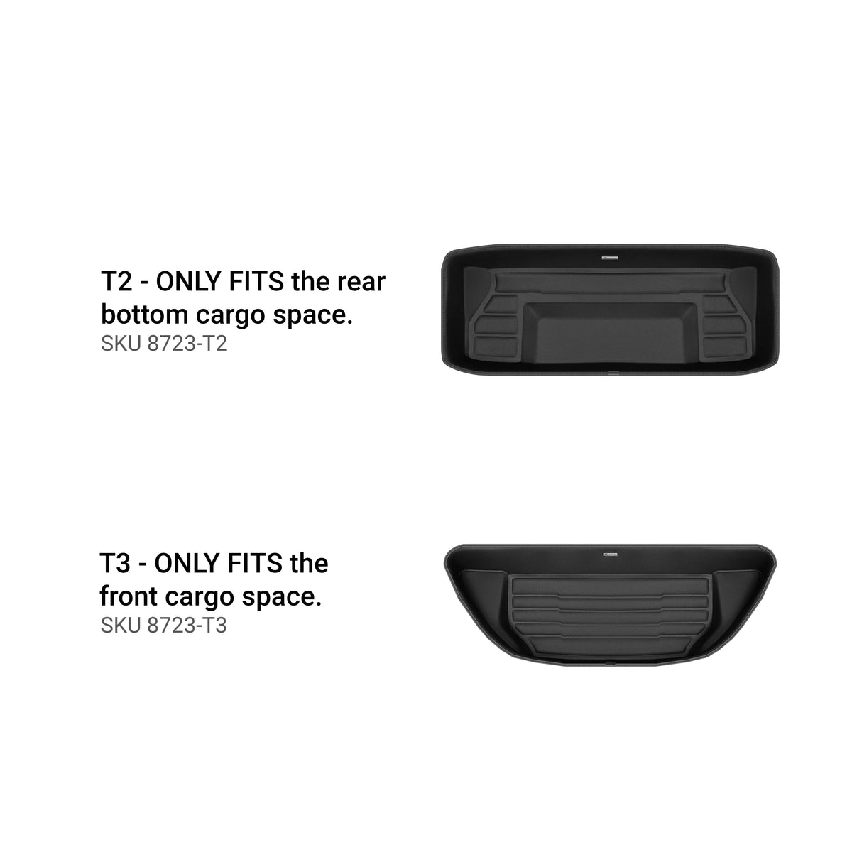 TuxMat Trunk Mats | Tesla Model X (2022-2026)