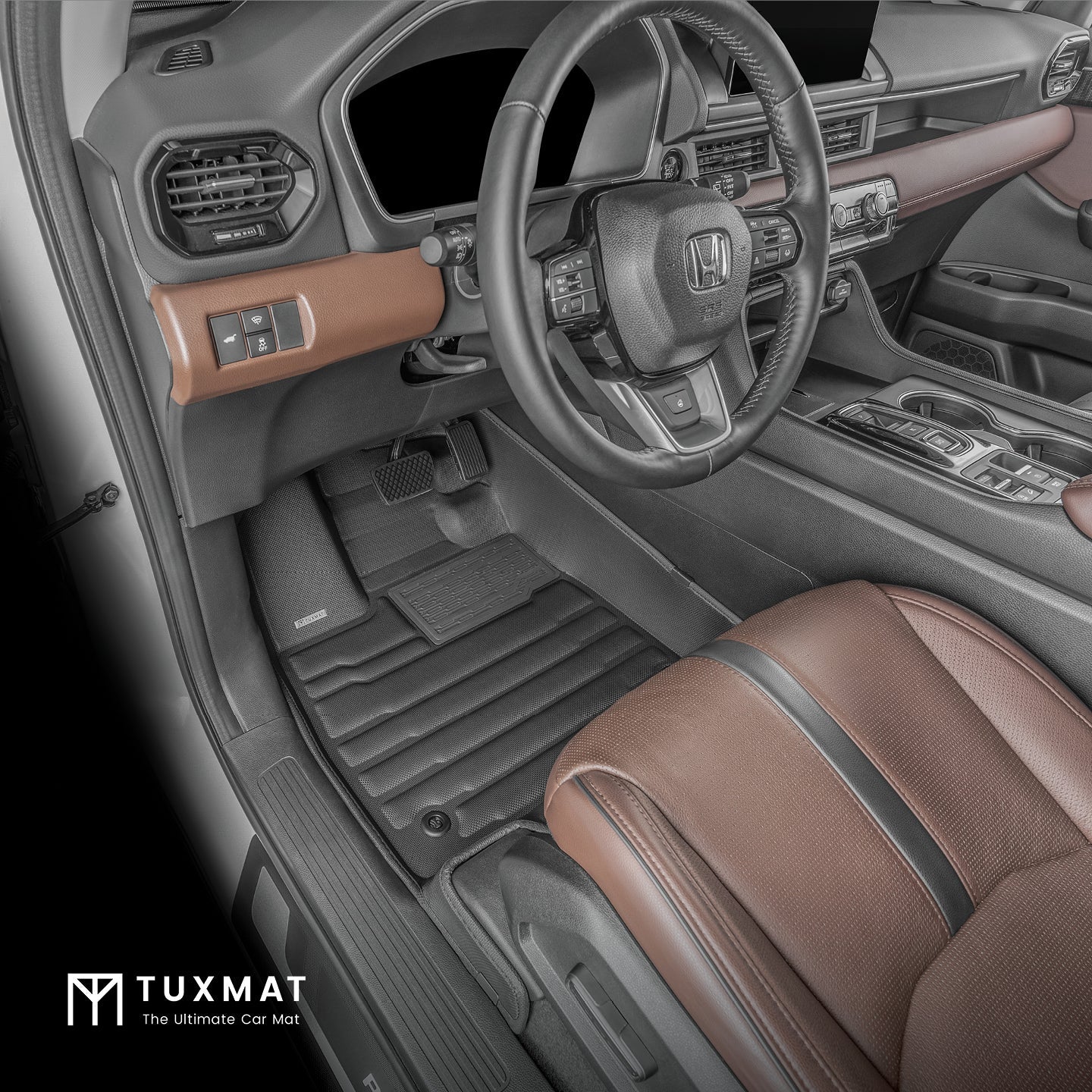 TuxMat Floor Mats (1st, 2nd & 3rd Rows) | Honda Pilot (2023-2026)