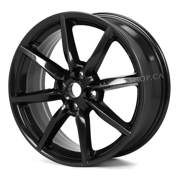 Mazda MX-5 OEM Alloy Wheel, Design 159B (Metallic Black) — 17
