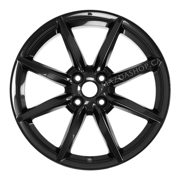 Mazda MX-5 OEM Alloy Wheel, Design 159B (Metallic Black) — 17" | MX-5 (2019-2023)