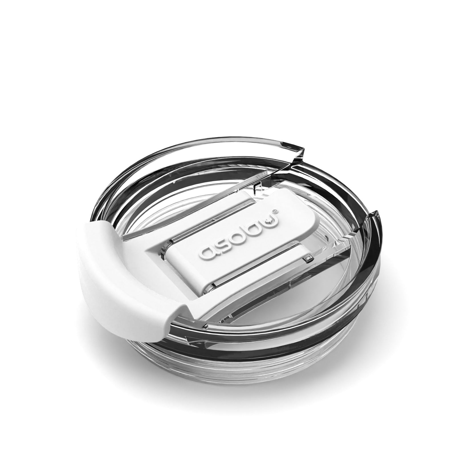 Tumbler — 20 oz. Aqualina w/ Built-In Straw (White) | Mazda