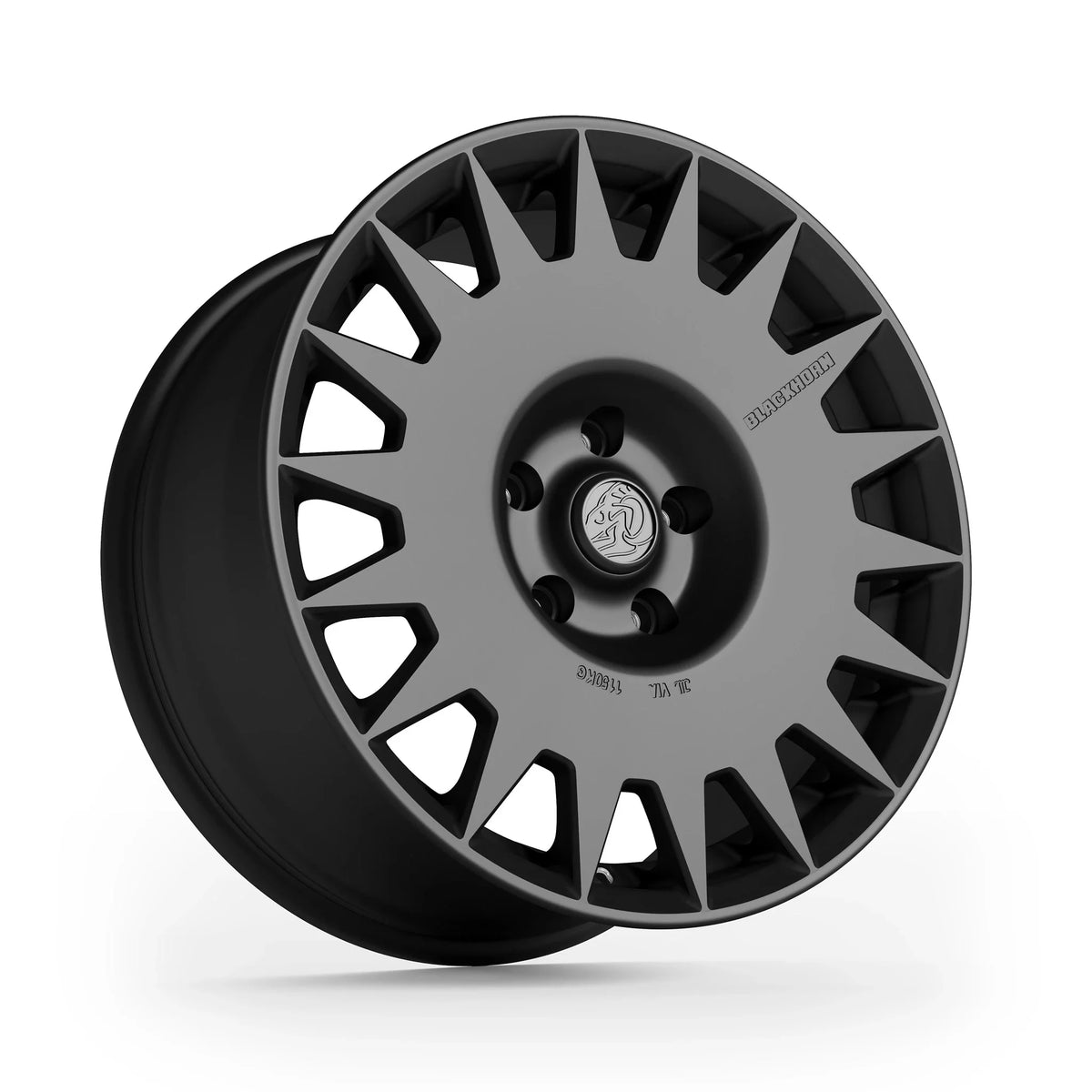 Blackhorn GR17 Alloy Wheel (Obsidian | Matte Black) — 17"