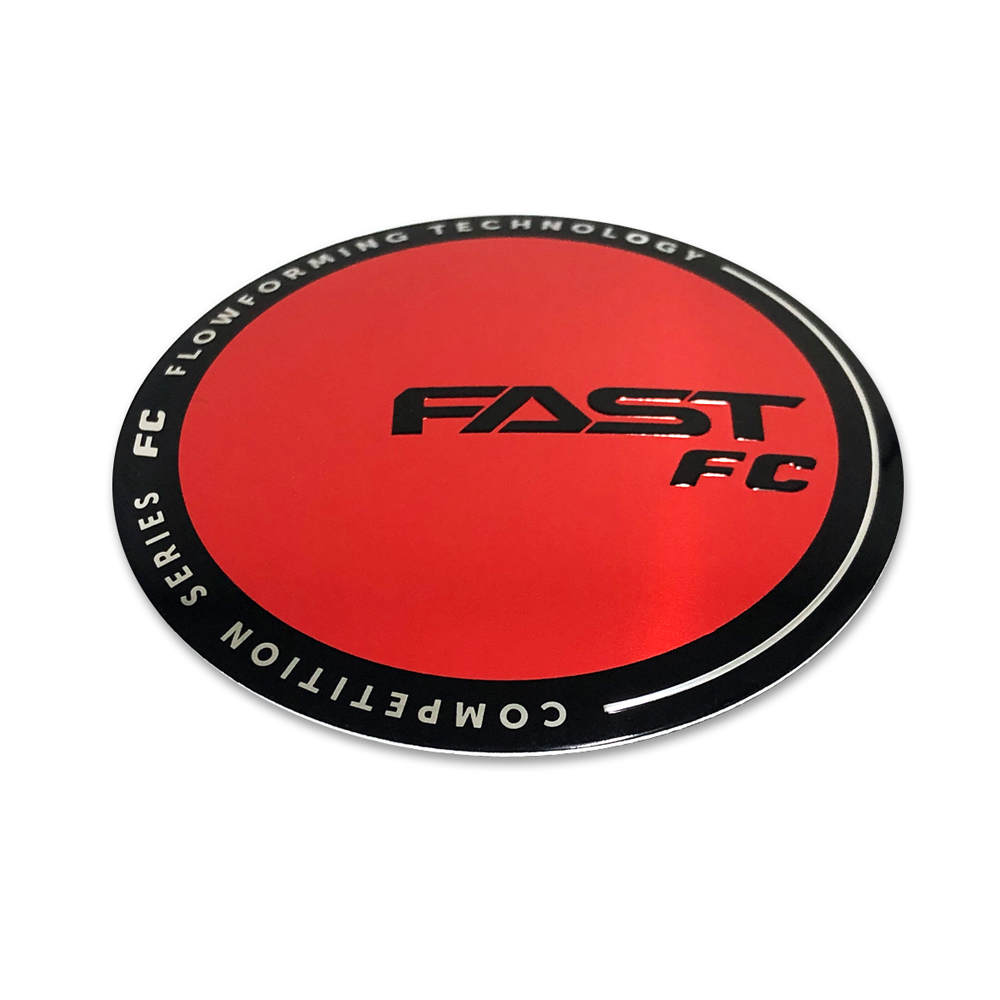 Center Cap, Low &amp; High Types in Black or Red | Fast Wheels: FC Competition Series