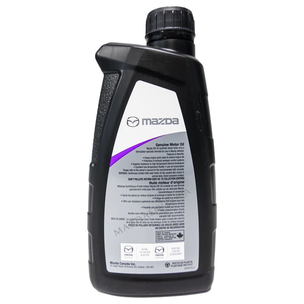 Engine Oil, Synthetic Blend | Mazda (SAE 5W-30) - MazdaShop