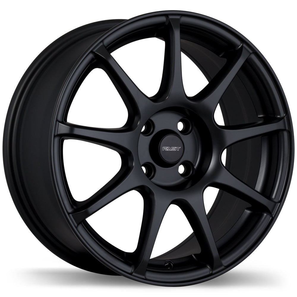 Fast Wheels ORBIT Alloy Wheel (Matte Black) — 15", 16", 17"