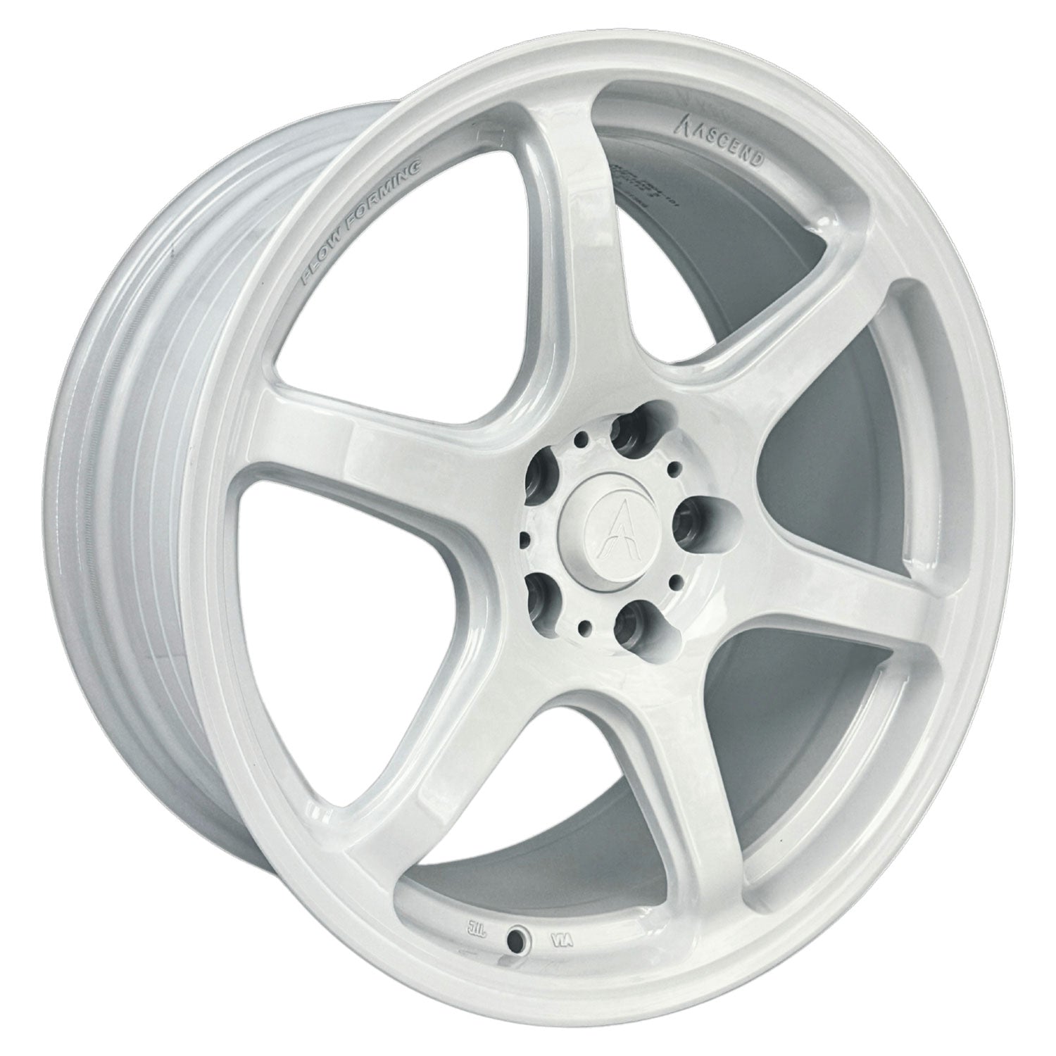 ASCEND Wheels FR04 - AKINA Alloy Wheel (Gloss White) — 18