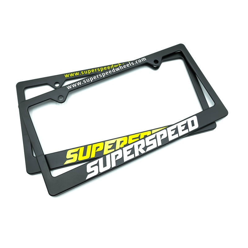 License Plate Frame | Superspeed Wheels