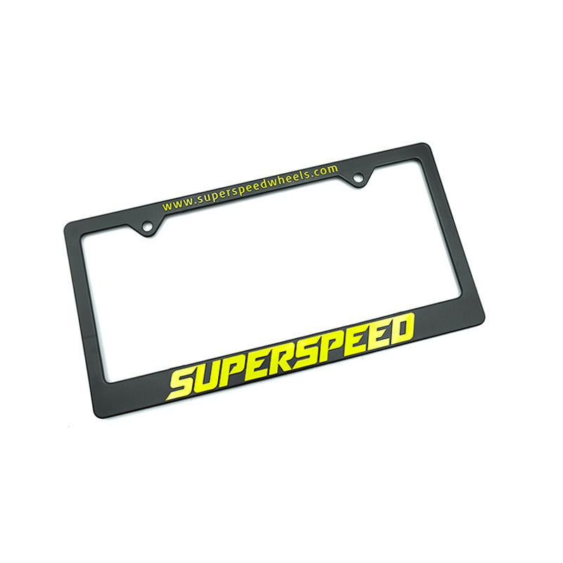 License Plate Frame | Superspeed Wheels