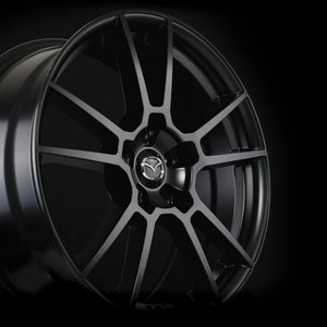 Mazda M006 Alloy Wheel (Satin Black) — 16"×6.5" | Full Set of Four [Blemished]