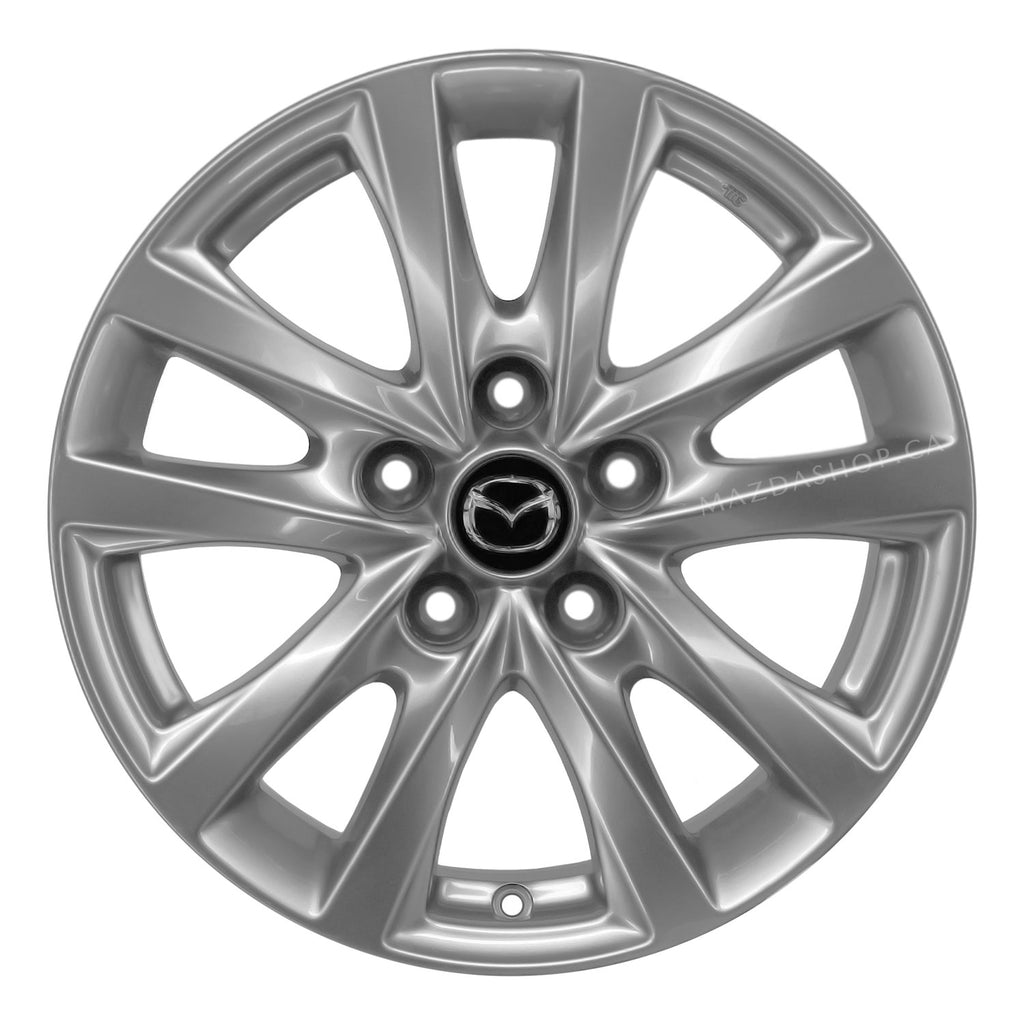【inowe】マツダ3セダン 純正ホイール1本:シルバー Mazda3 OEM Alloy Wheel, Design 167 (Silver Metallic) — 16