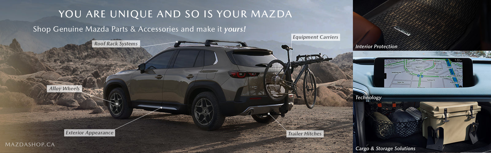 Mazda Parts and Accessories Banner