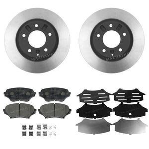 Brake Package, Front: Pads, Rotors & Attachment Kit | Mazda MX-5 (2006-2015)