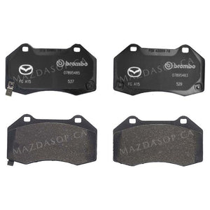 Brake Package, Front: Pads, Rotors & Attachment Kit | Mazda MX-5 (2016-2023)