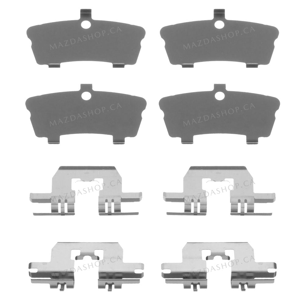 Brake Package, Rear: Pads, Rotors & Attachment Kit | Mazda MX-5 (2006-2015)