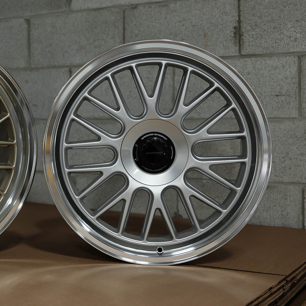 Superspeed FlowForm RF01 NEO Alloy Wheel (Machined Lip Silver) — 18", 19"