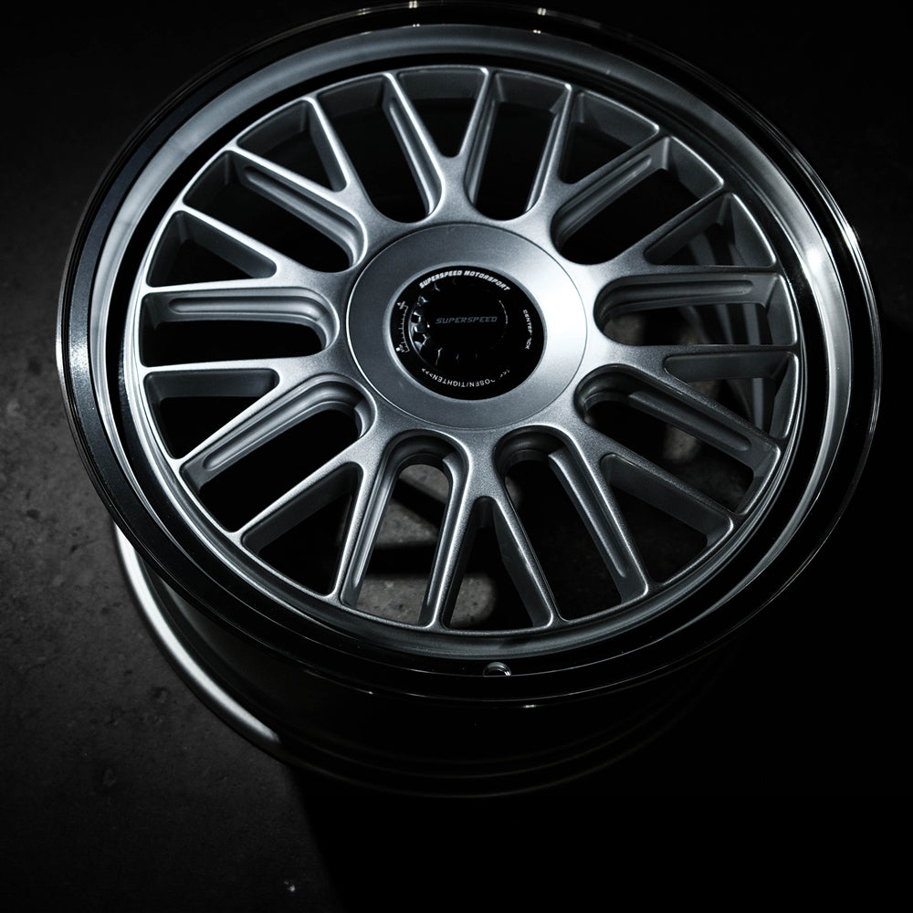 Superspeed FlowForm RF01 NEO Alloy Wheel (Machined Lip Silver) — 18", 19"