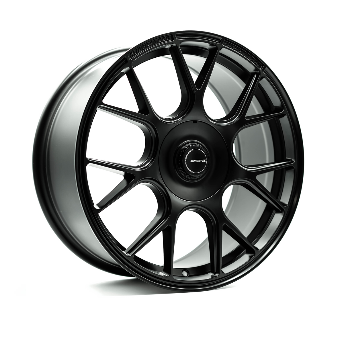 Superspeed FlowForm RF01 Progressive Alloy Wheel (Matte Black) — 18", 19"