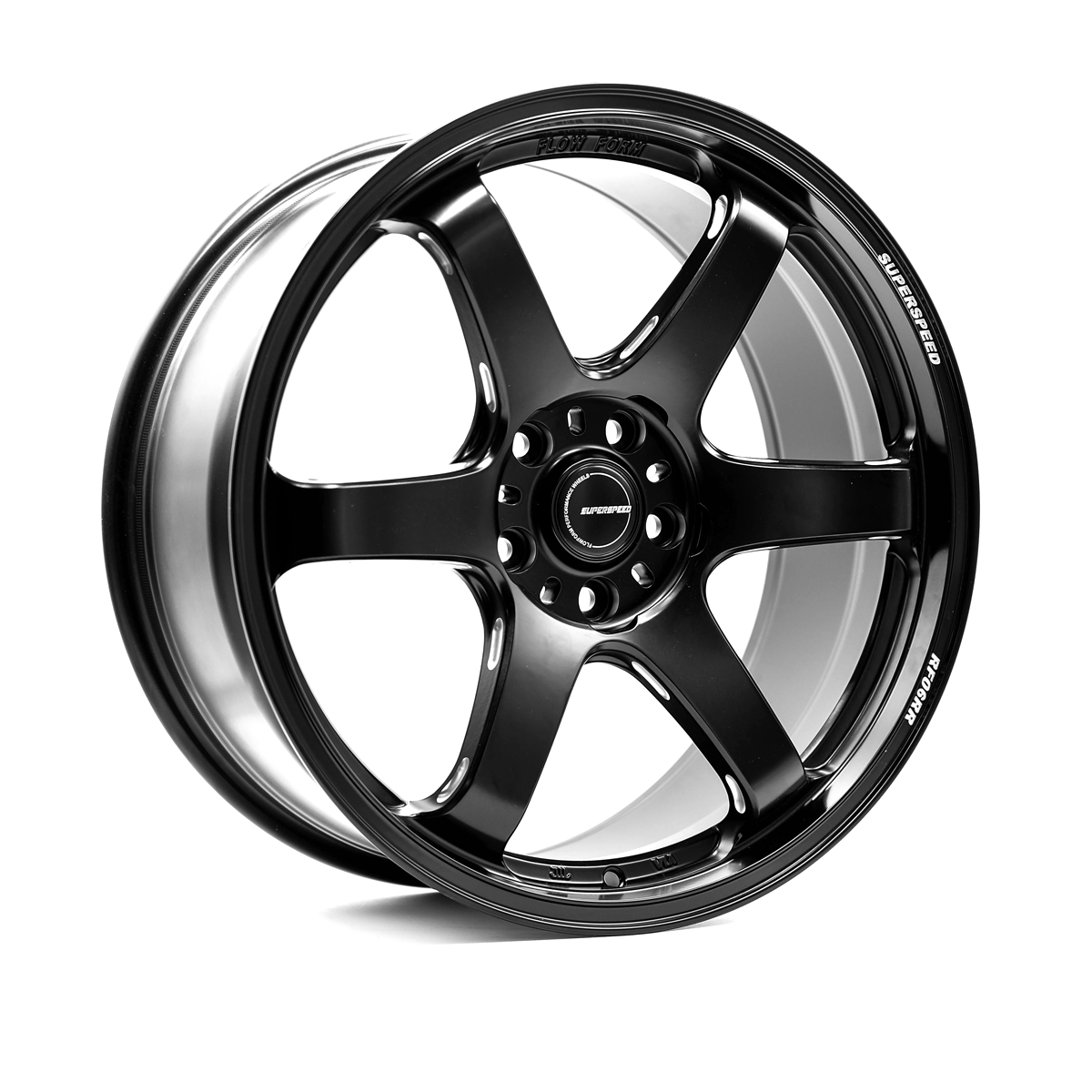 Superspeed FlowForm RF06RR Matte Black 19"×8.5", +35mm