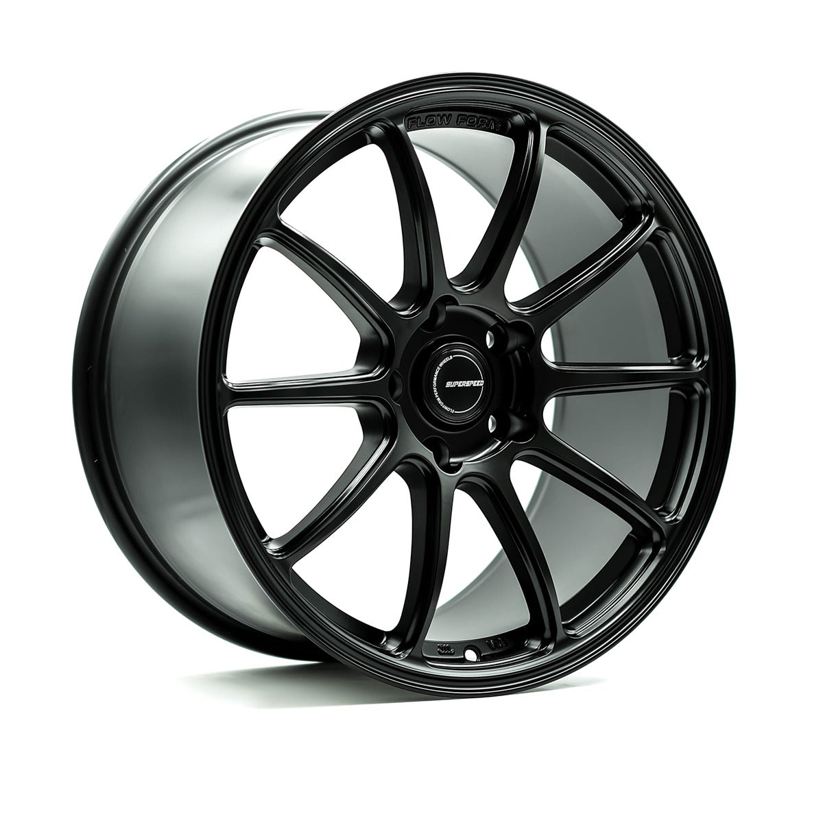Superspeed FlowForm RF03RR Alloy Wheel (Matte Black) — 18"