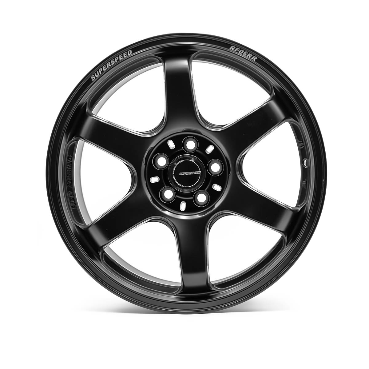 Superspeed FlowForm RF06RR Matte Black 17"×8.0", +35mm