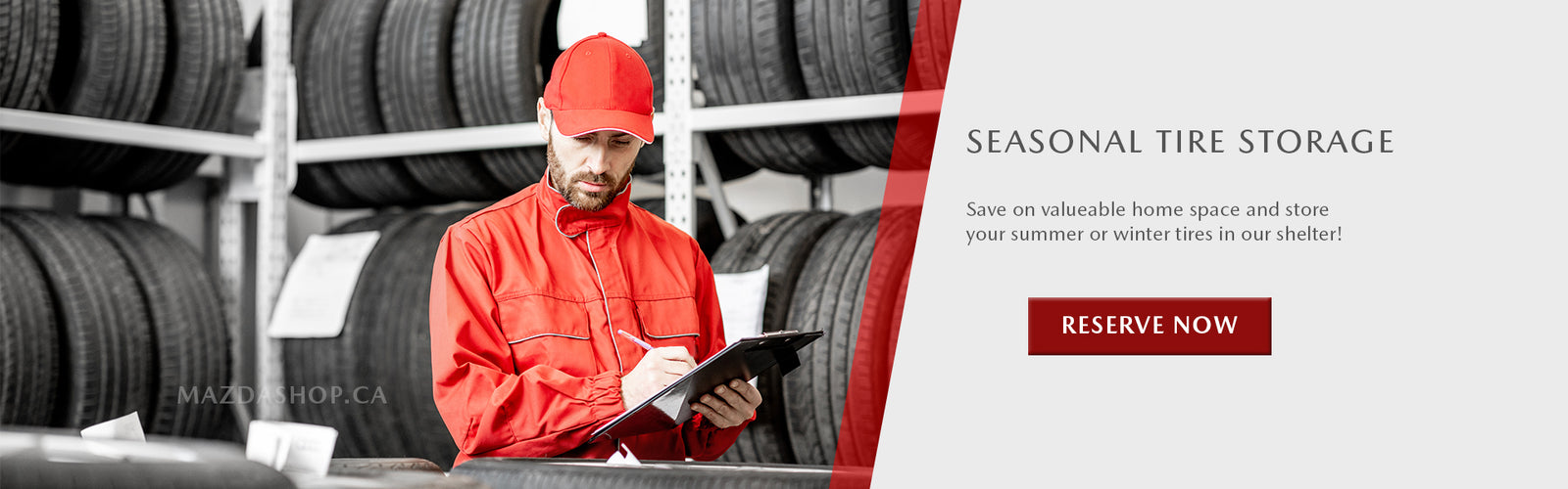 Tire Storage Banner