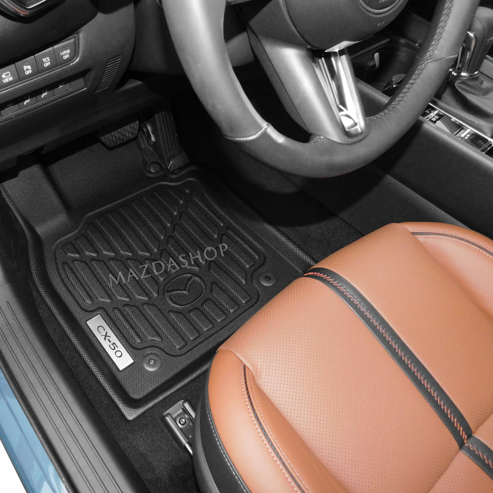 Premium Floor Liners Front Rear Mazda CX 50 2023 2025 Mazda Shop Genuine Mazda Parts and Accessories Online