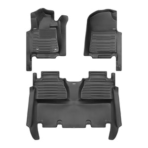 TuxMat Floor Liners (Front & Rear) | Toyota Tundra CrewMax (2014-2021)