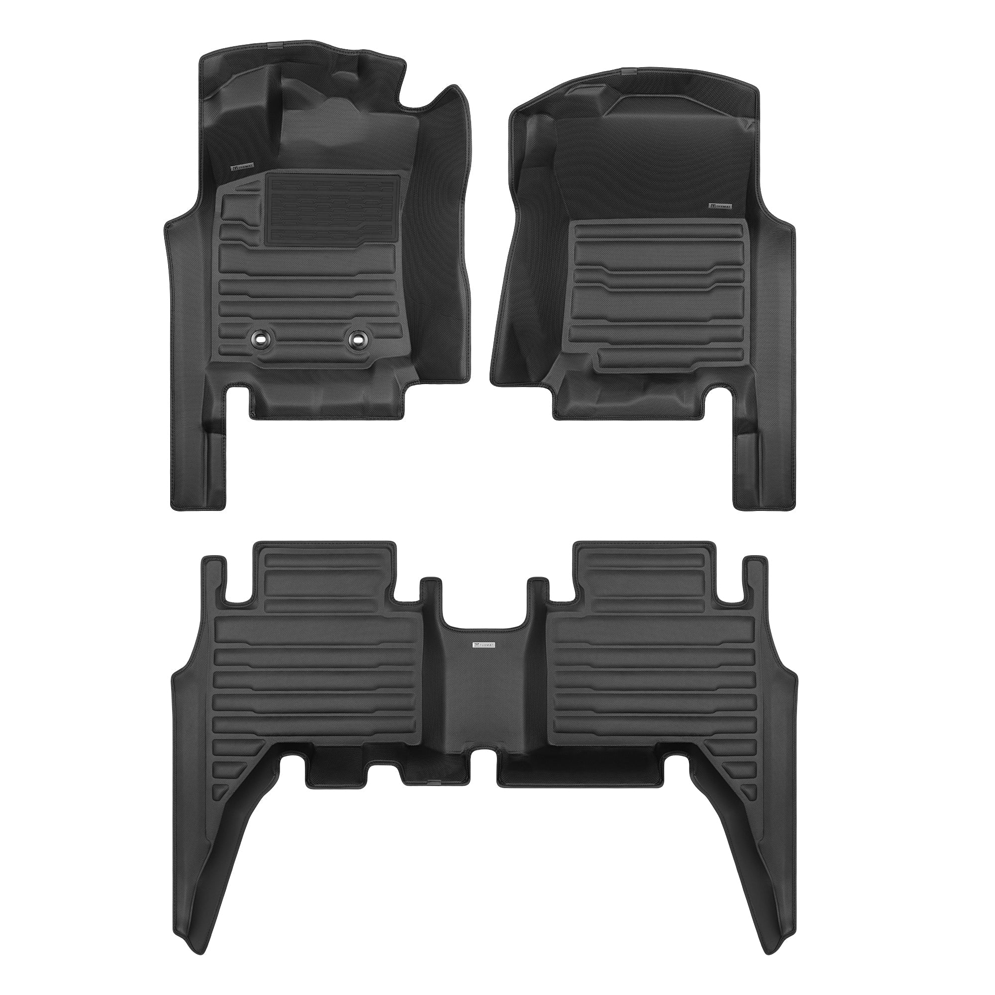 TuxMat Floor Liners (Front & Rear) | Toyota Tacoma Double Cab (2016-2022)