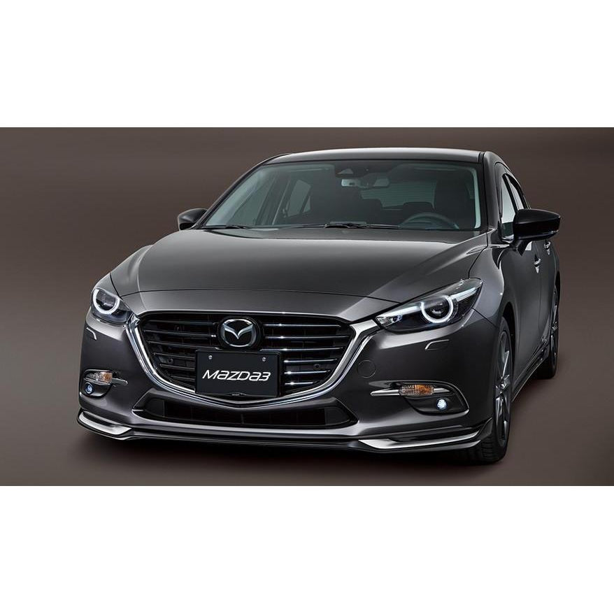Sports Pack Aero Kit With Gloss Black Finish For Mazda 3 Sport Only (2