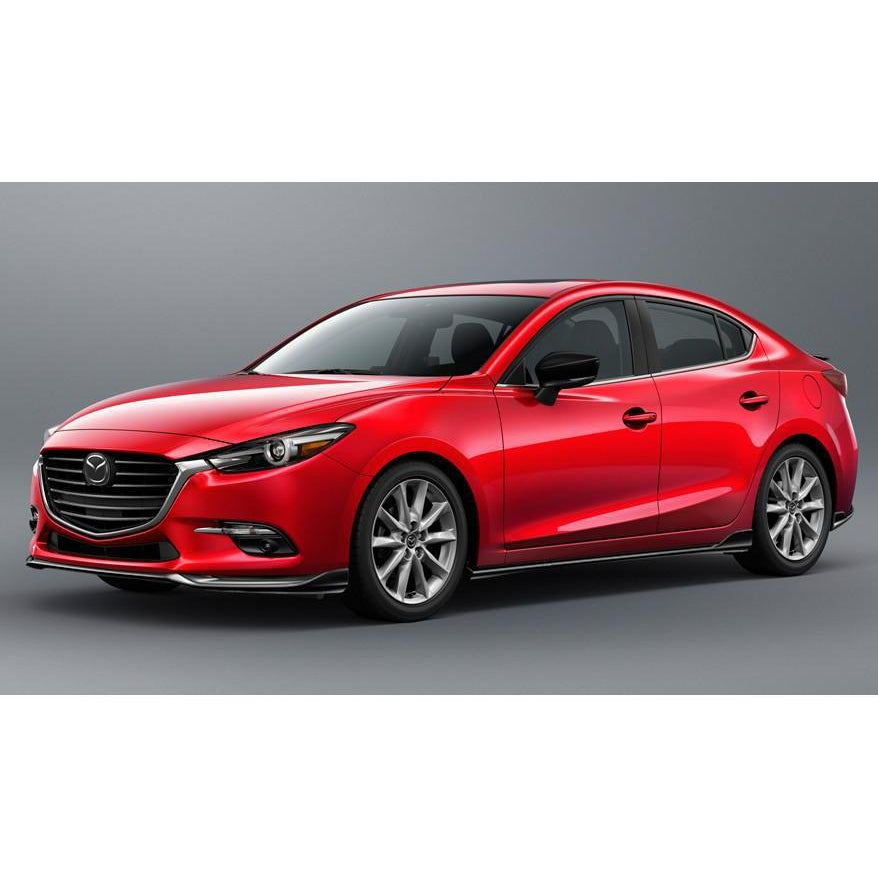 Aero Kit - Full Package (Jet Black & Silver) | Mazda3 Sedan (2017-2018)