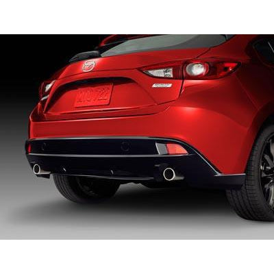 Aero Kit - Rear Diffuser (Brilliant Black) | Mazda3 Hatchback (2014-2016)