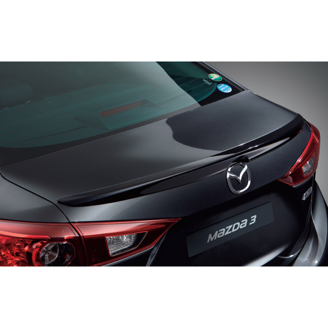 Aero Kit Rear Lip Spoiler Mazda3 Sedan (20142018) Mazda Shop Genuine Mazda Parts and