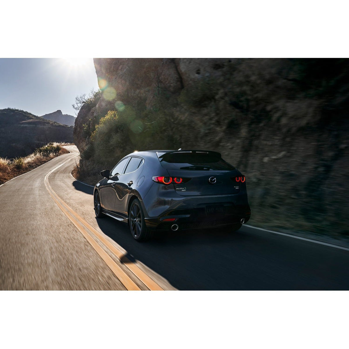 Aero Kit - Side Under Spoilers (Brilliant Black) | Mazda3 Hatchback (2019-2022)