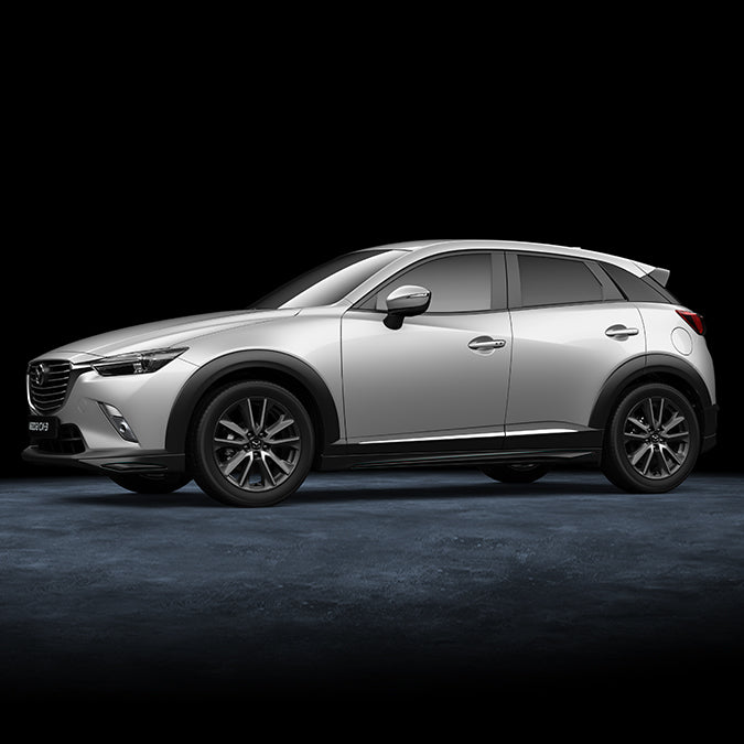 Aero Kit - Side Sills (Brilliant Black) | Mazda CX-3 (2016-2022)