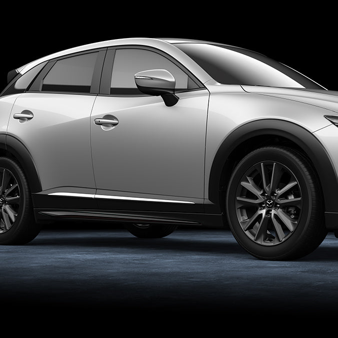 Aero Kit - Side Sills (Brilliant Black) | Mazda CX-3 (2016-2022)