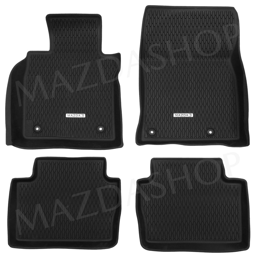 All-Weather Floor Mats (High-Wall) | Mazda3 Sedan & Hatchback (2019-2022)