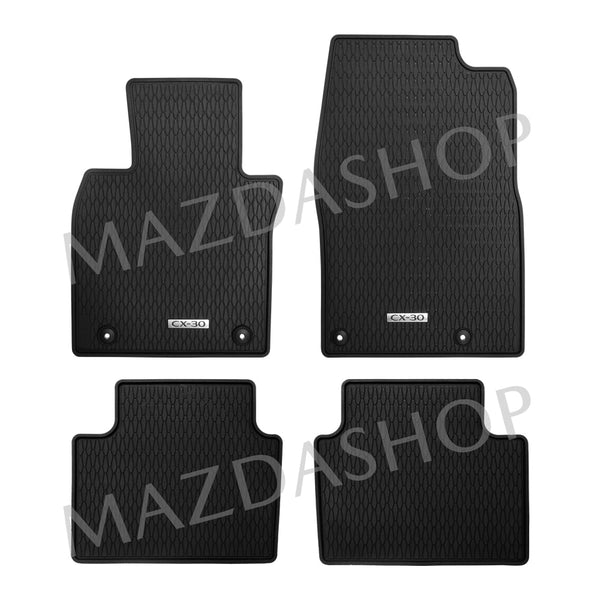 All-Weather Floor Mats (High-Wall), Mazda CX-30 (2020-2024) - Mazda Shop